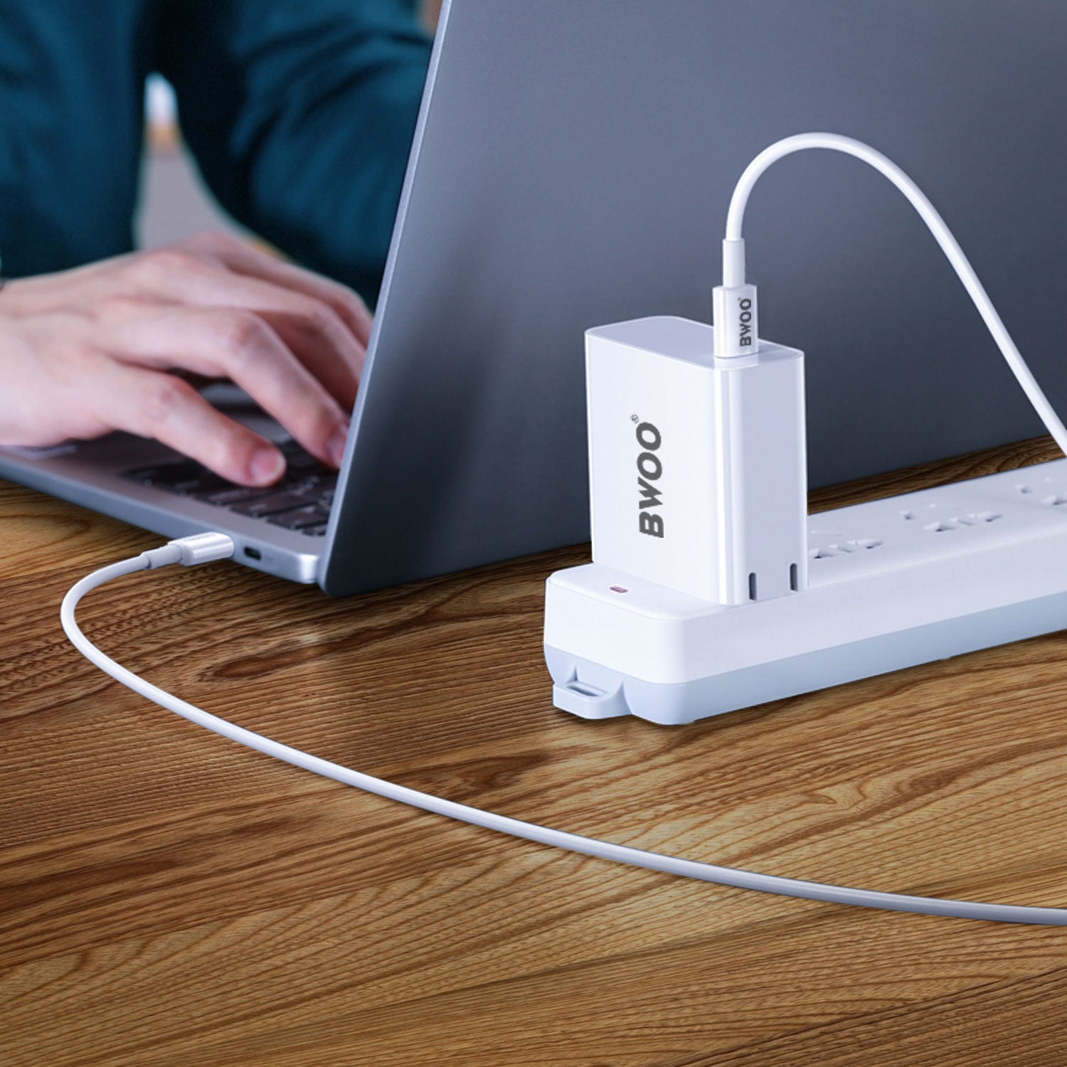 Bwoo 65W Fast Charging Type-C To Type-C USB Cable 1m