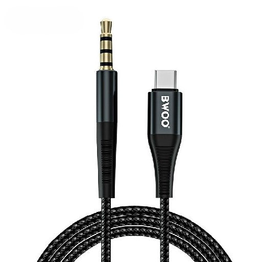 Bwoo 3.5mm To Lightning Aux Cable For Typee-C