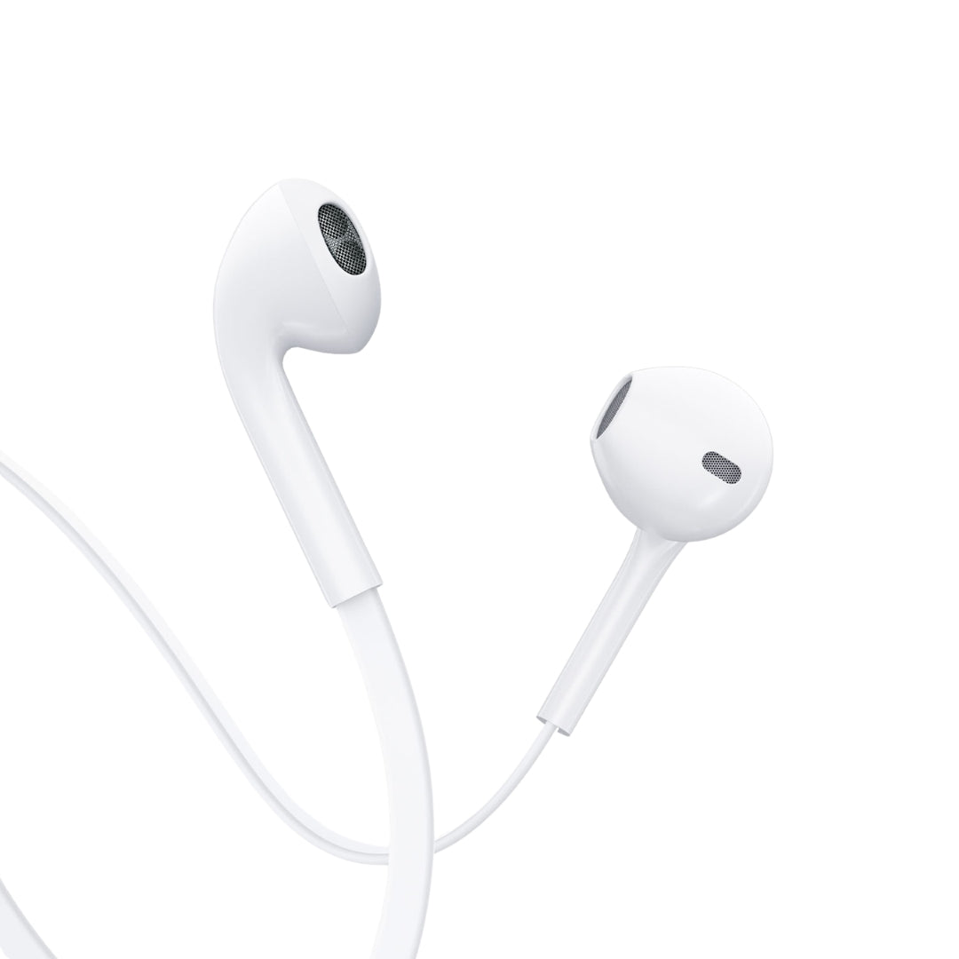 Bwoo 3.5mm Aux Wired Headphones - White