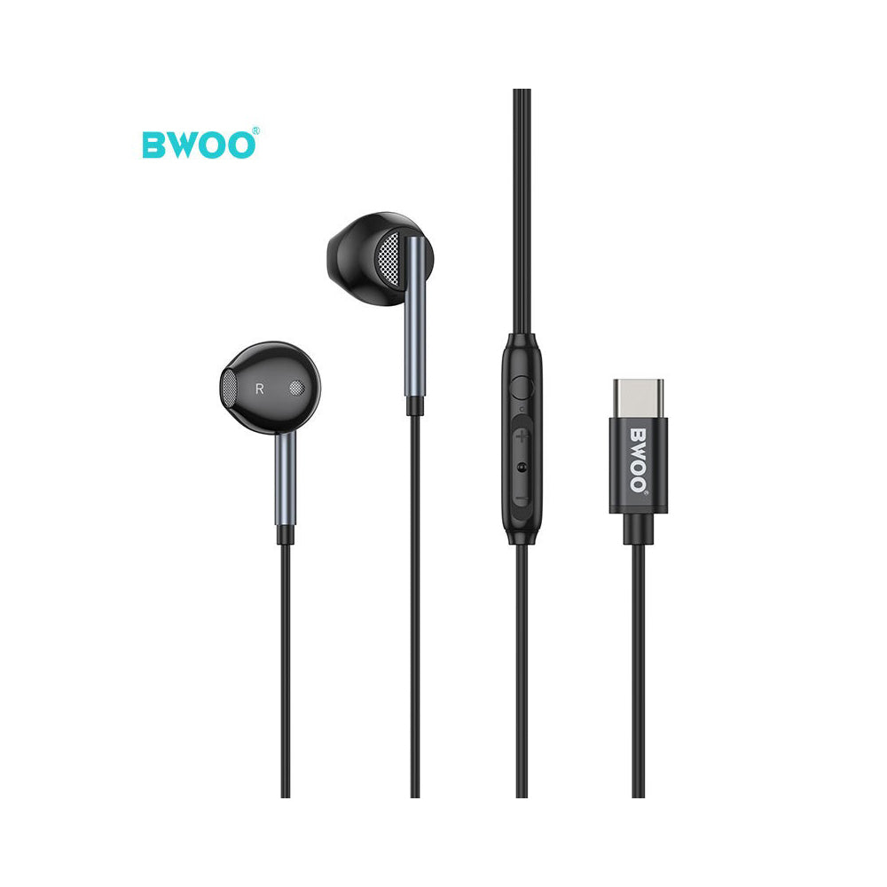 Bwoo Stereo Headphones HF167 1.2m Type-C