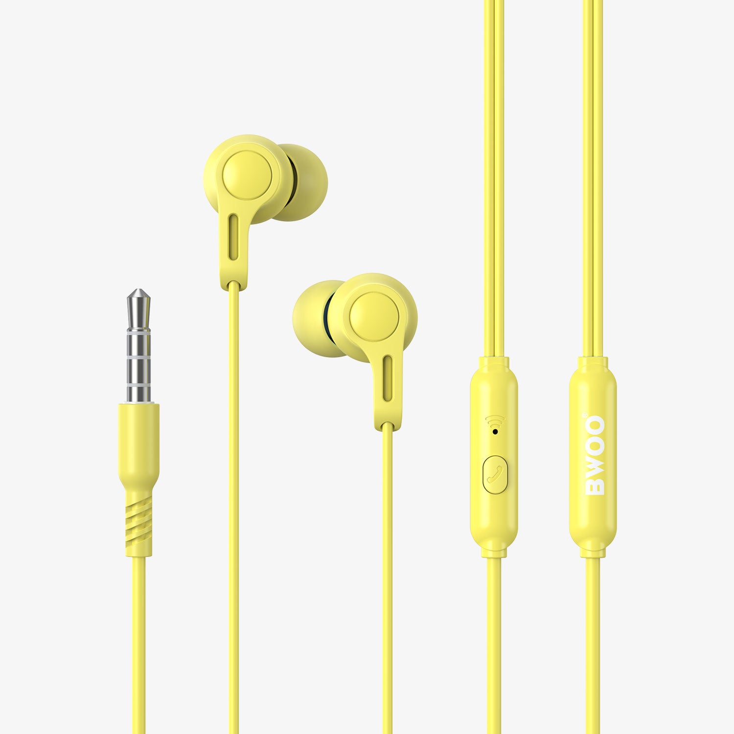 BWOO Macaron Hi-Fi Sound Quality Sport Wired Earphones -