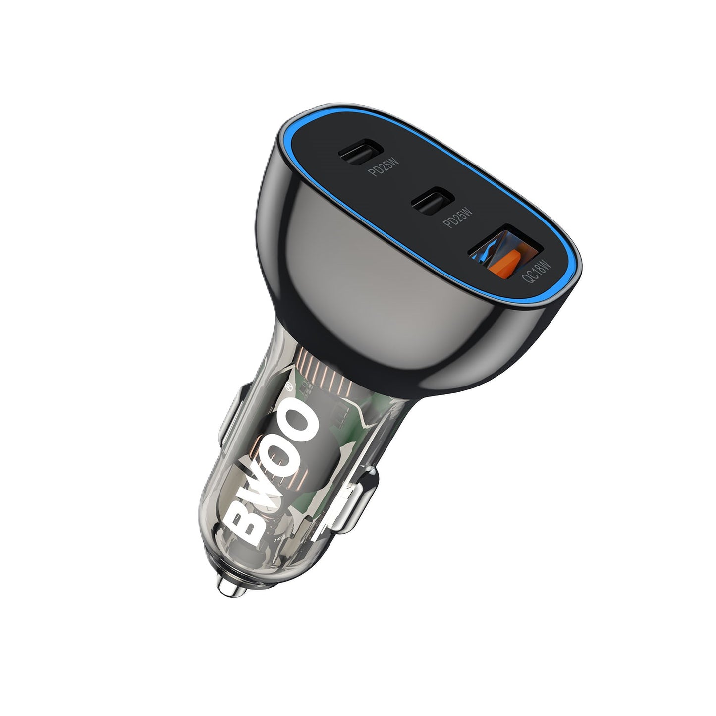 Bwoo USB-C Car Charger 3 Port