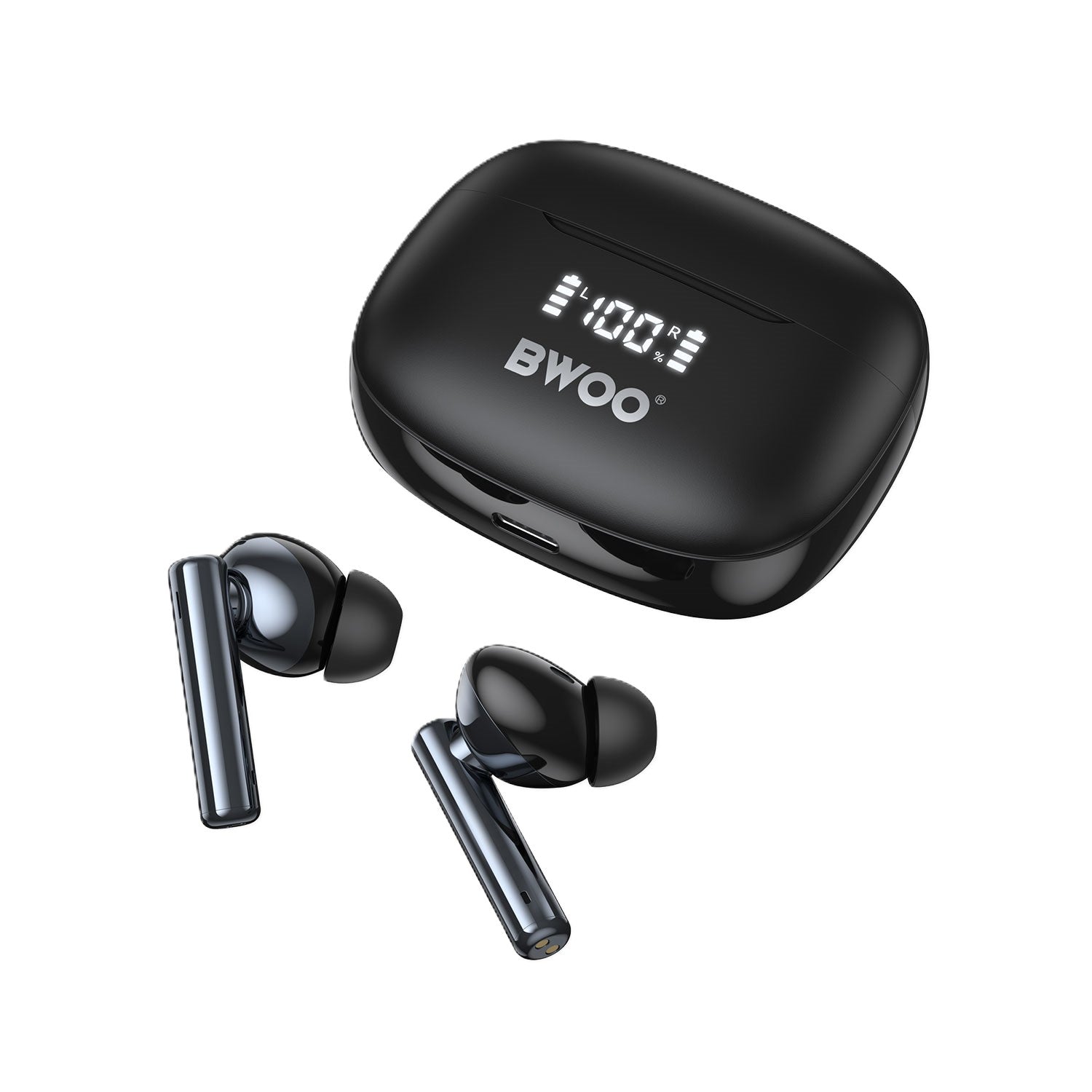 Bwoo ANC Noise Reduction Earbuds In-ear Wireless