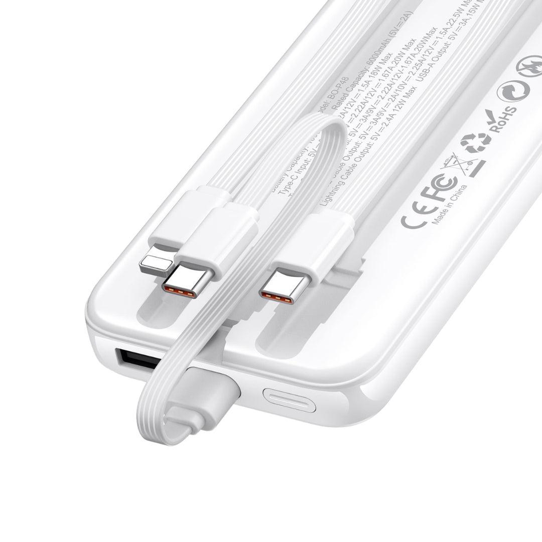 Bwoo Fast Charging Power Bank - White