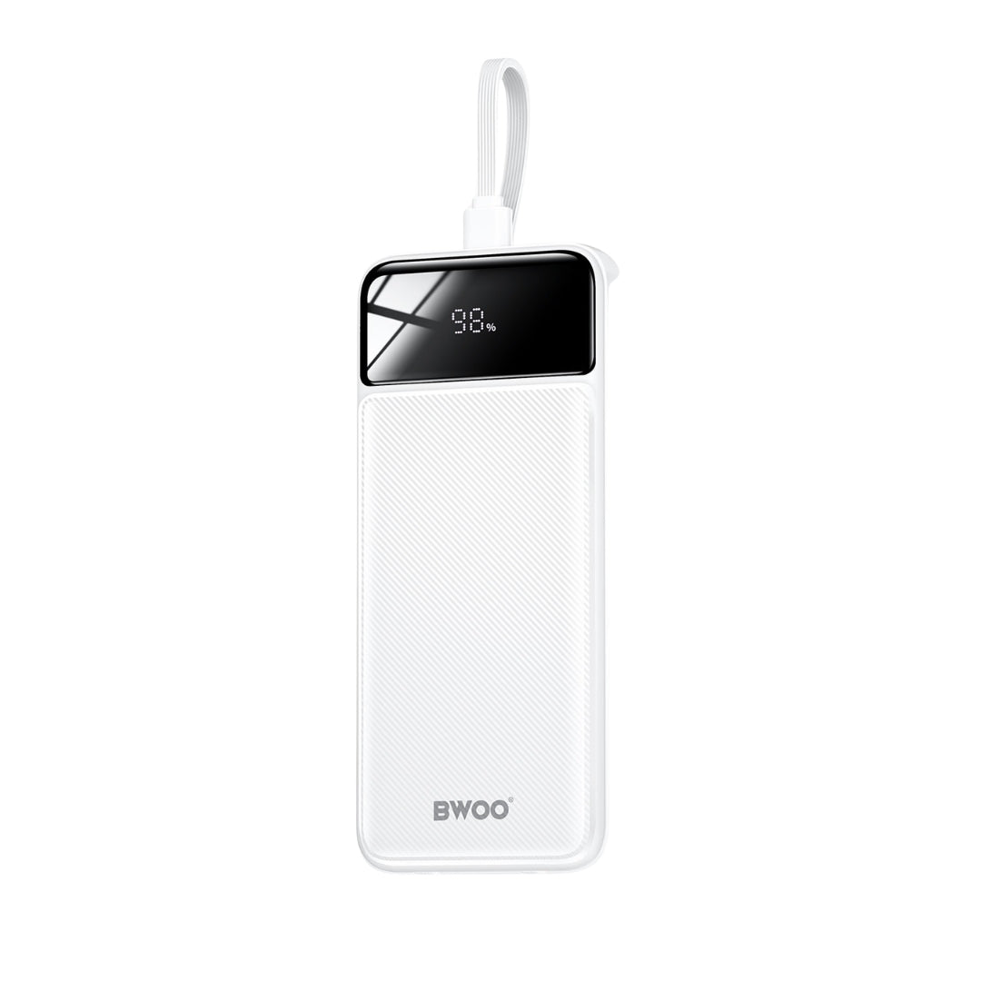 Bwoo Fast Charging Power Bank - White