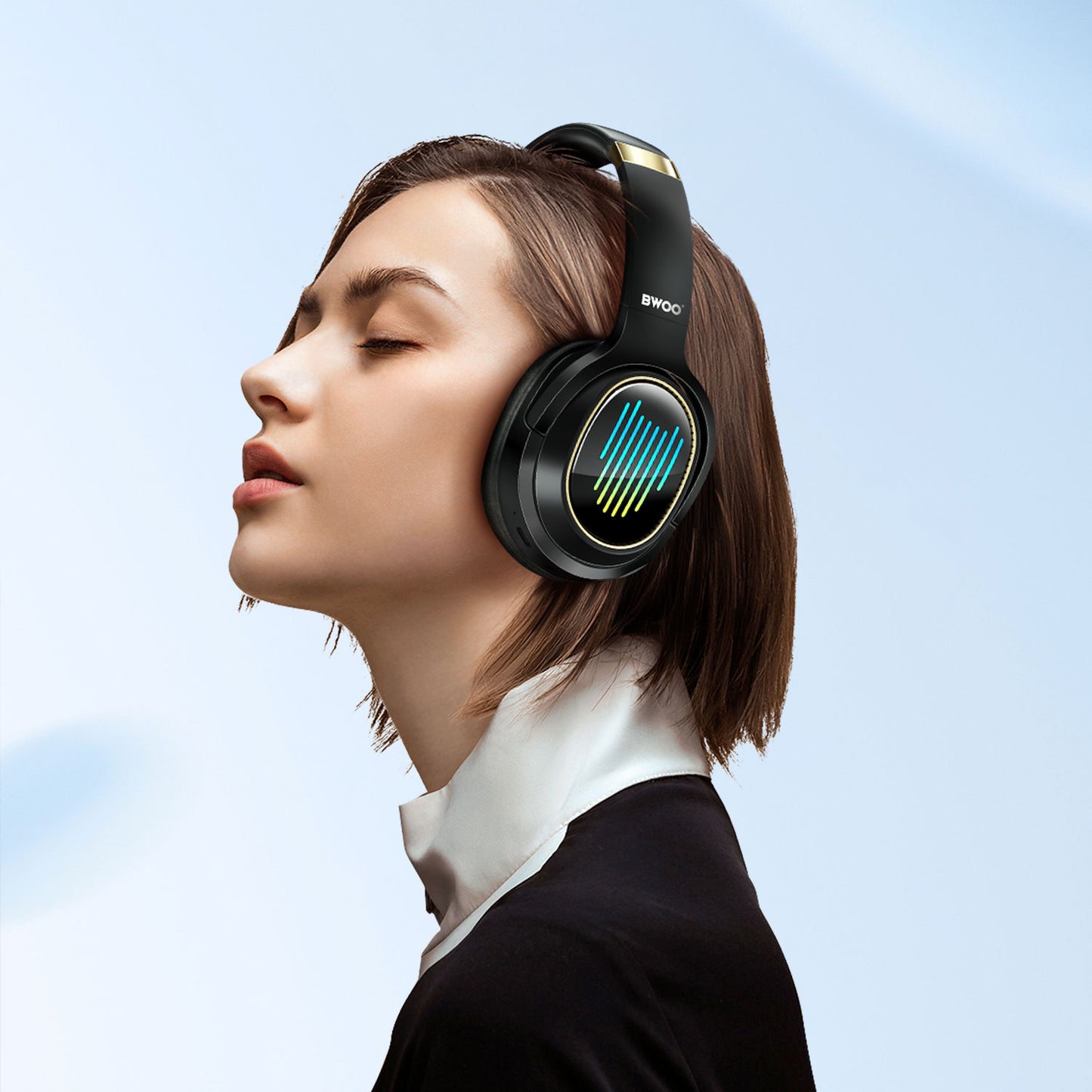 Bwoo Folding Wireless Headphones