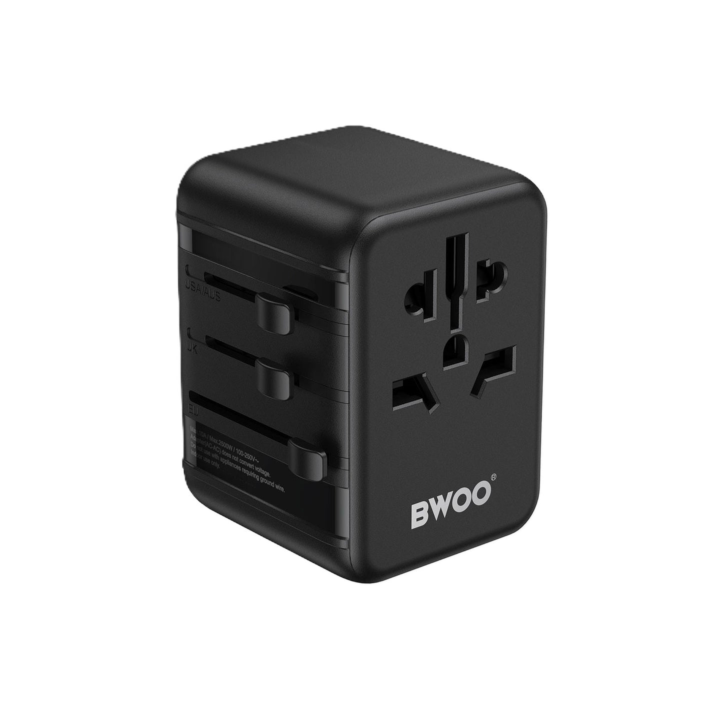 Bwoo International Multi Plug Travel Adapter GaN PD 20W 3 in 1