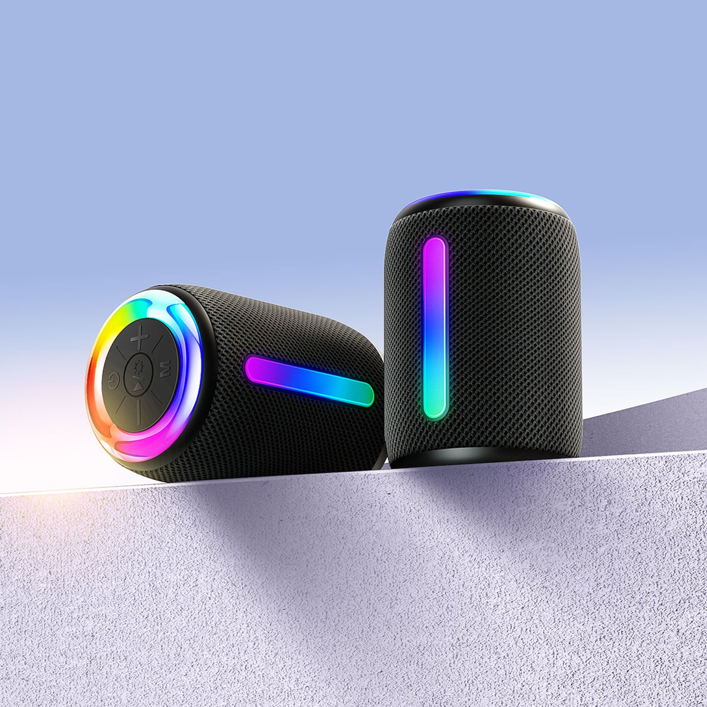 Bwoo Wireless Speaker Subwoofer With RGB Lights BT 5.3 Small