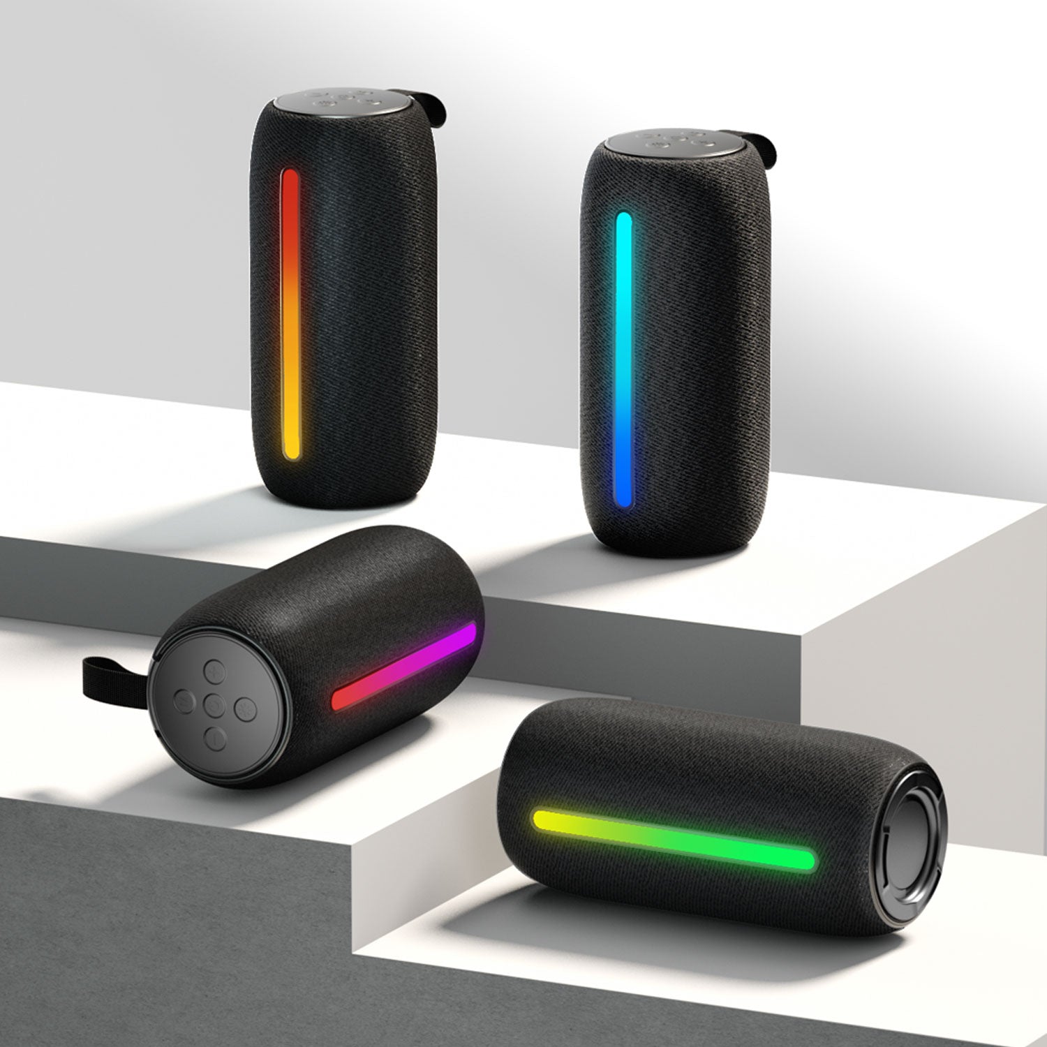 Bwoo Wireless Speaker Subwoofer With RGB Lights BT 5.3