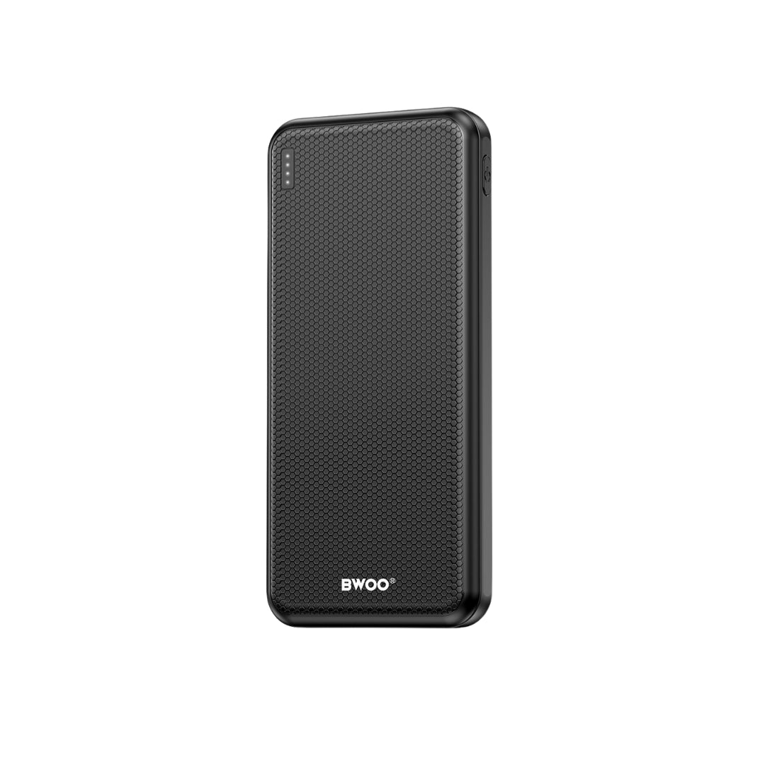 Bwoo 10000mAh Dual Output Power Bank - Black (BO-P70)