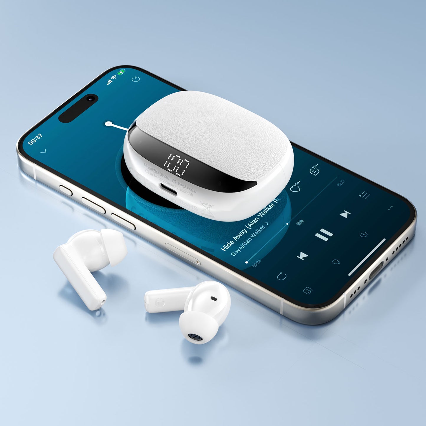 Bwoo ANC + ENC In-Ear Wireless Earbuds