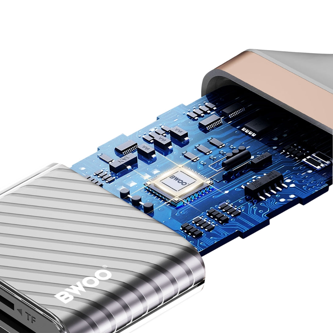 Bwoo 2 In 1 Card Reader - Lightning To SD/TF Cable