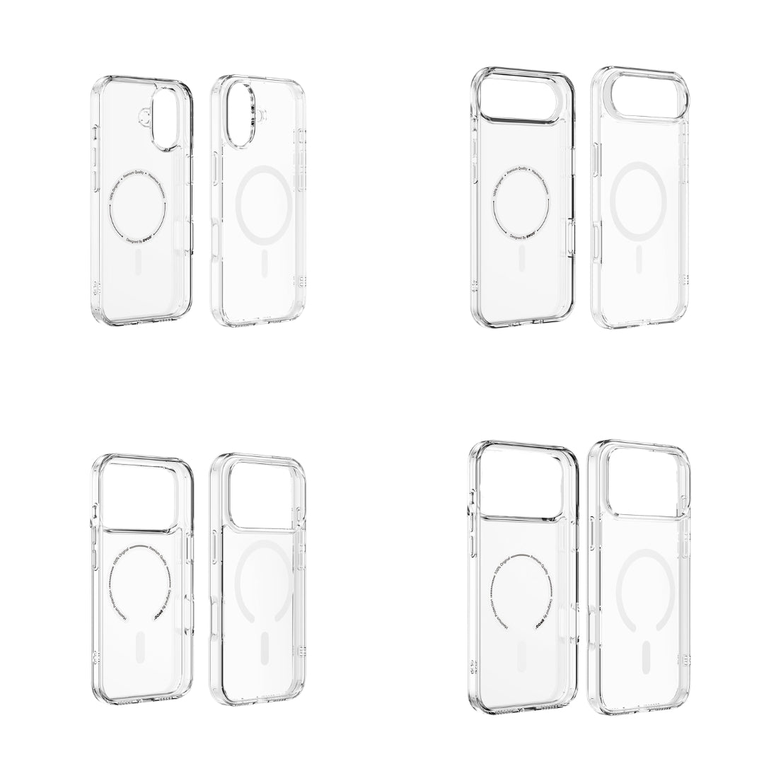 Bwoo Magnetic Clear Phone Protective Case - iPhone 16 Pro Max