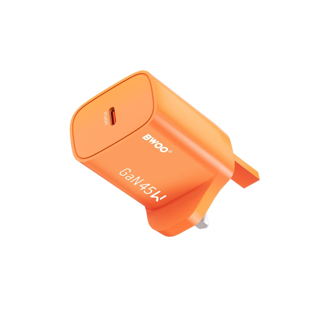 Bwoo GaN PD 45W Charger Kit - Type-C To Type-C 1m