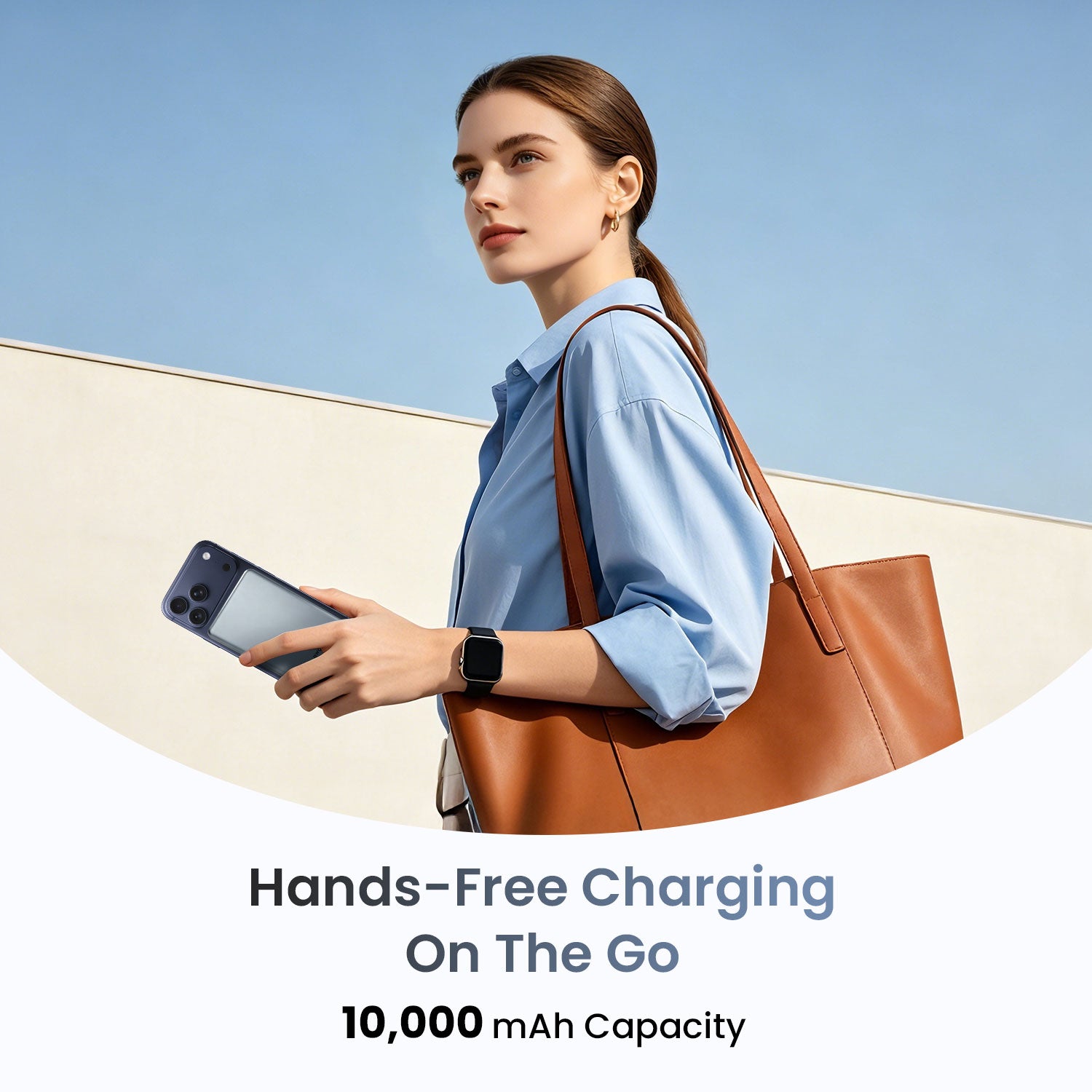 Bwoo Magnetic Power Bank - Grey