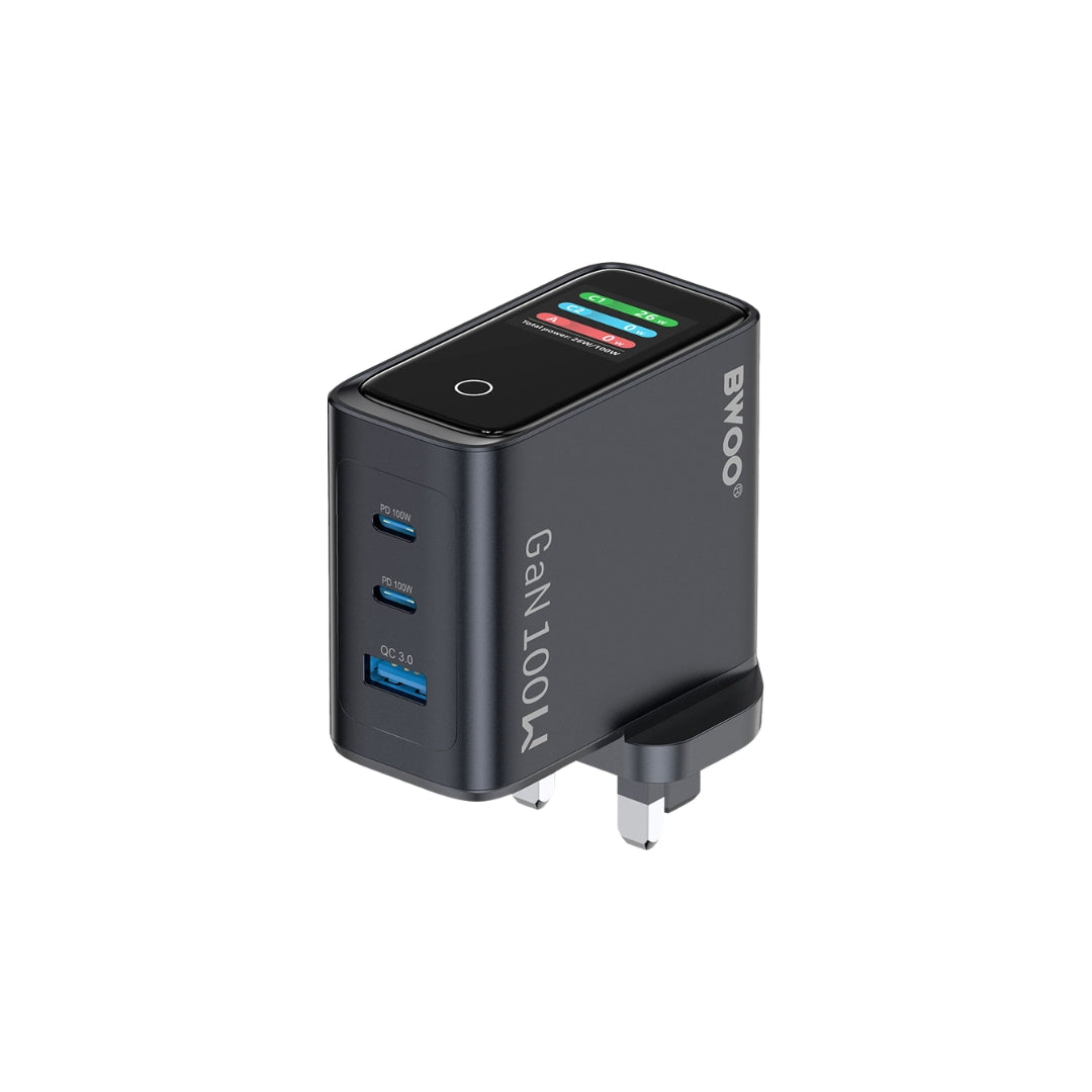 Bwoo UK 3-Port GaN Fast Charger