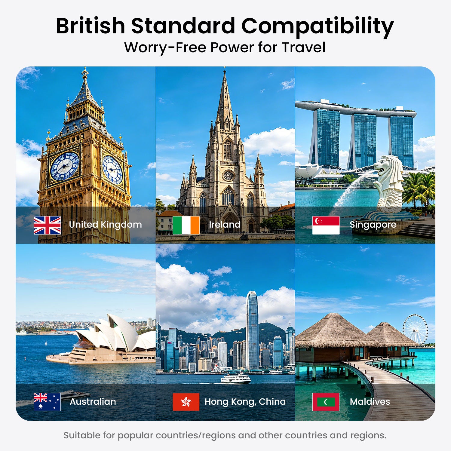 Bwoo UK Universal Travel Adapter