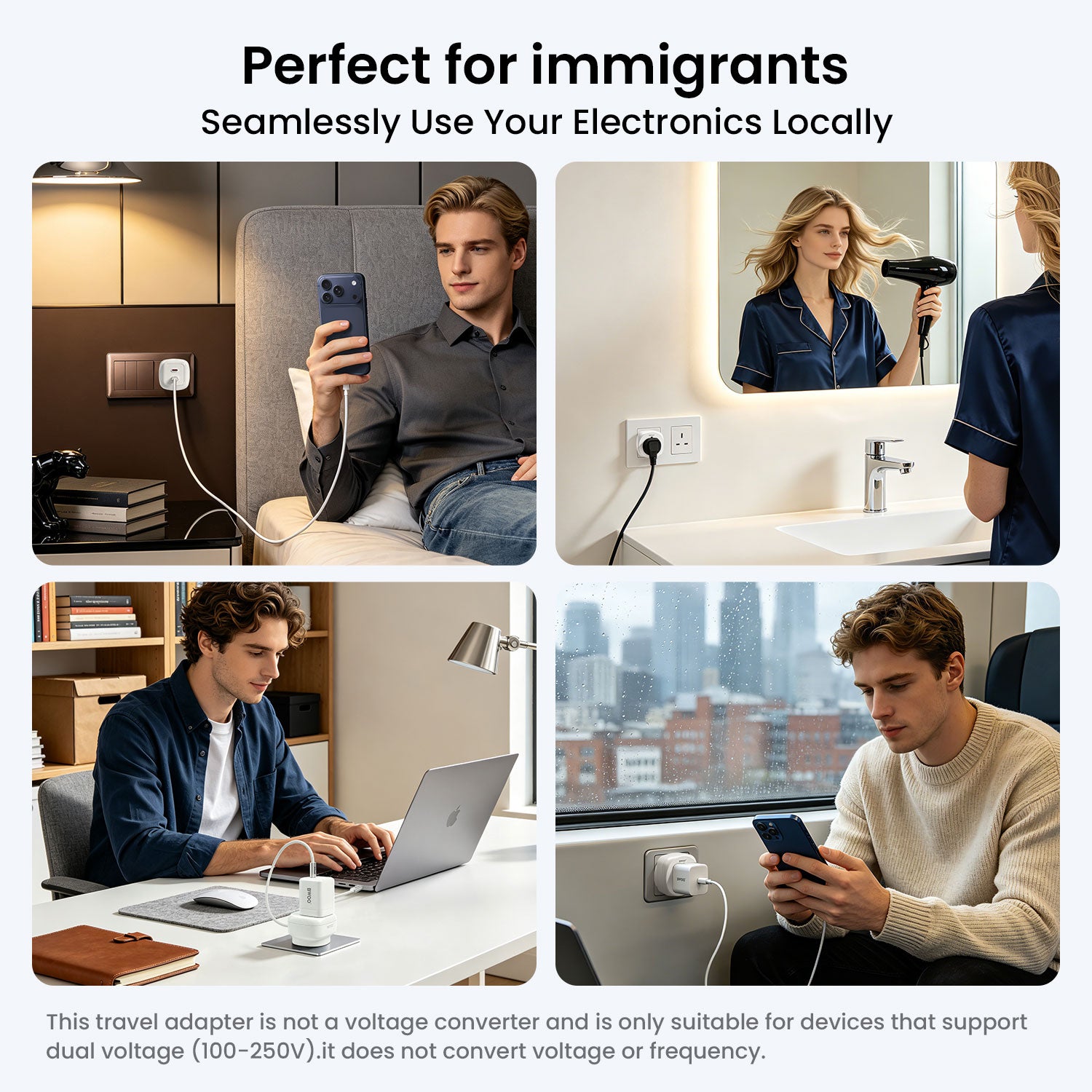 Bwoo UK Universal Travel Adapter
