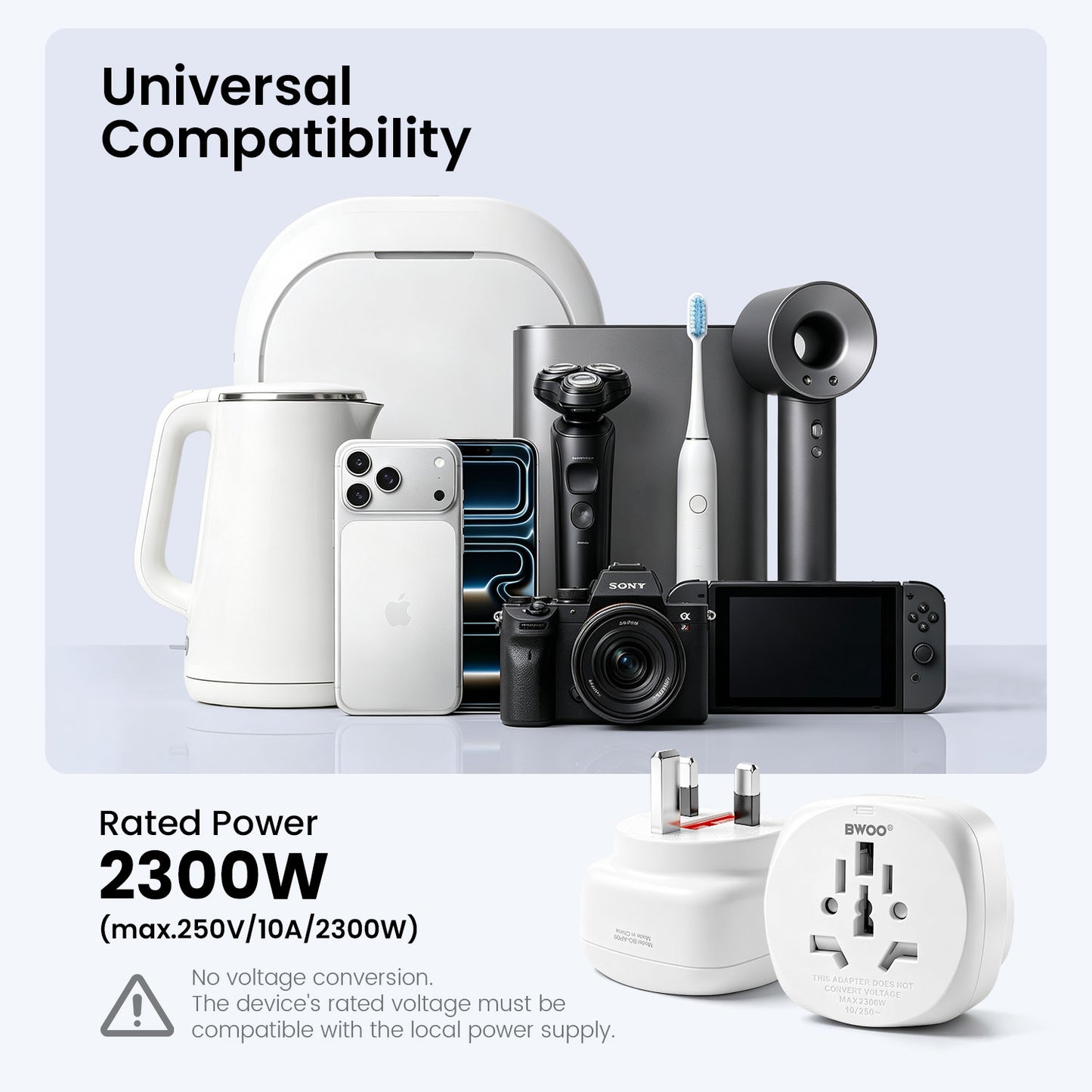 Bwoo UK Universal Travel Adapter