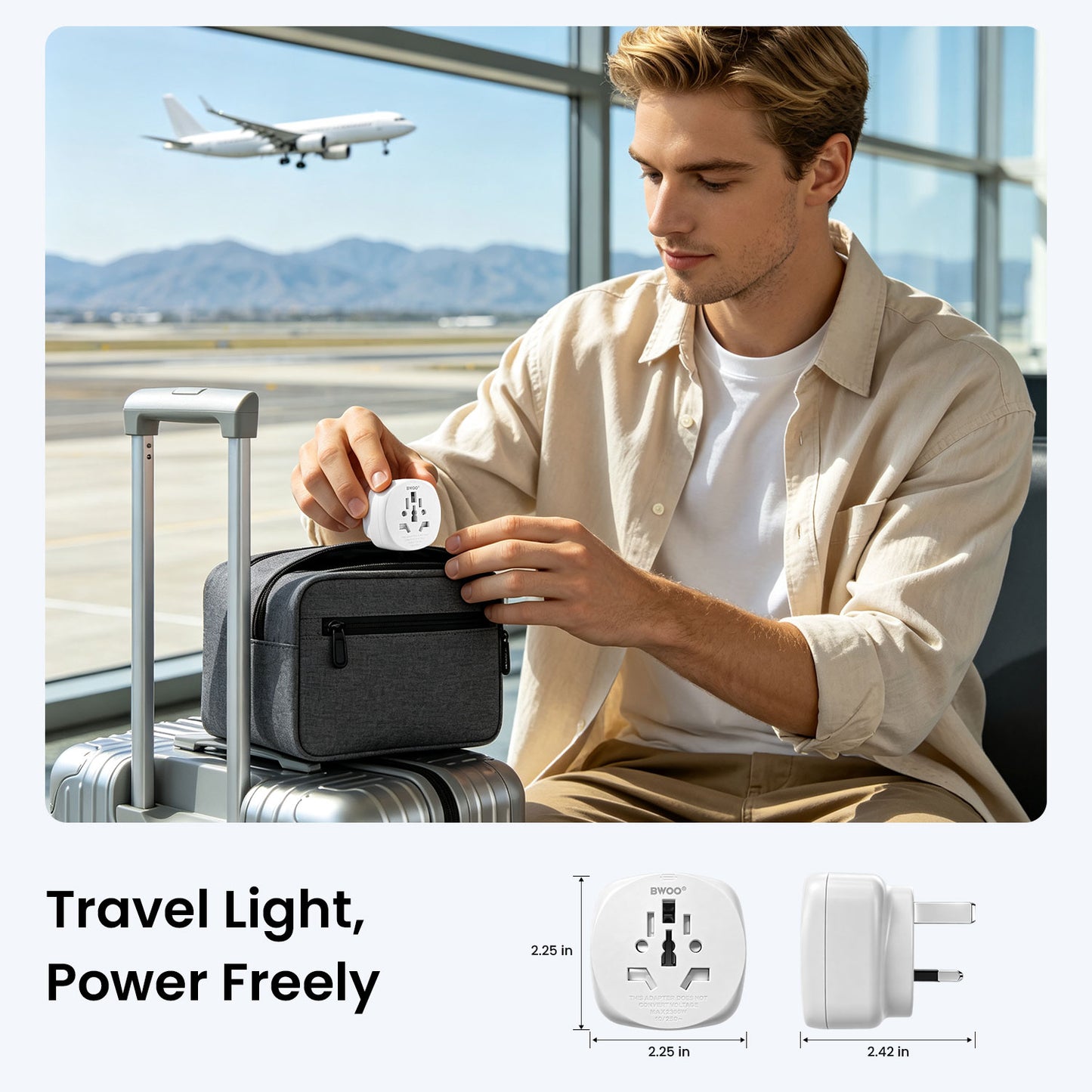 Bwoo UK Universal Travel Adapter