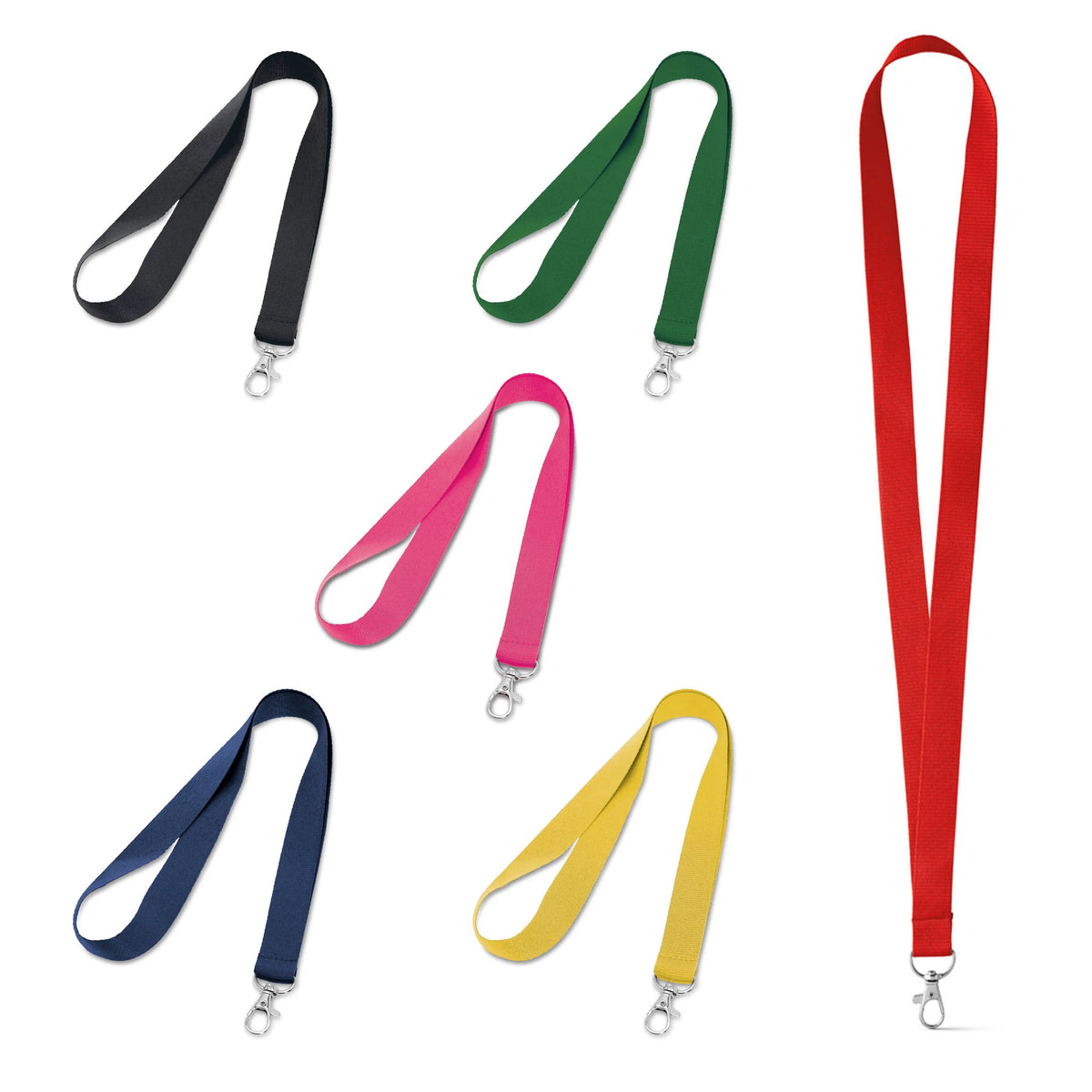 Foska Lanyard Metal 90 x 1.5cm x 1pc Assortment