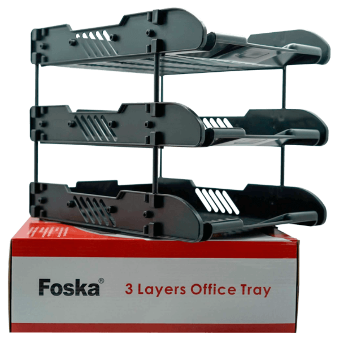 Foska Desk Trays - 3 Layer Office Tray