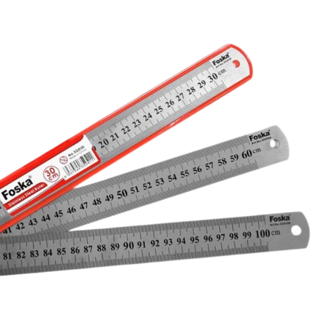 Foska Stainless Steal Ruler 100cm