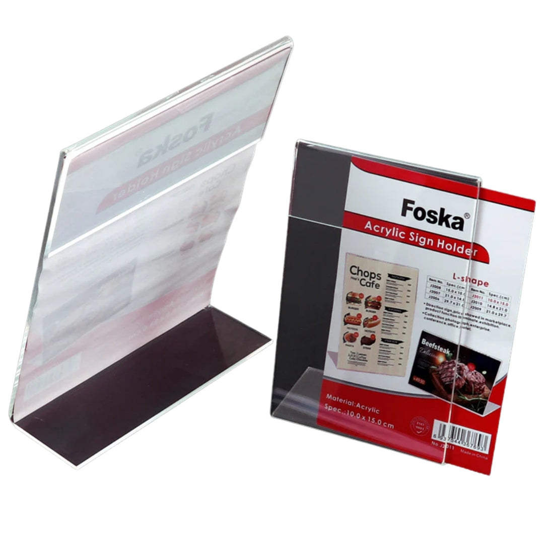 A5 Foska Acrylic Sign Holder