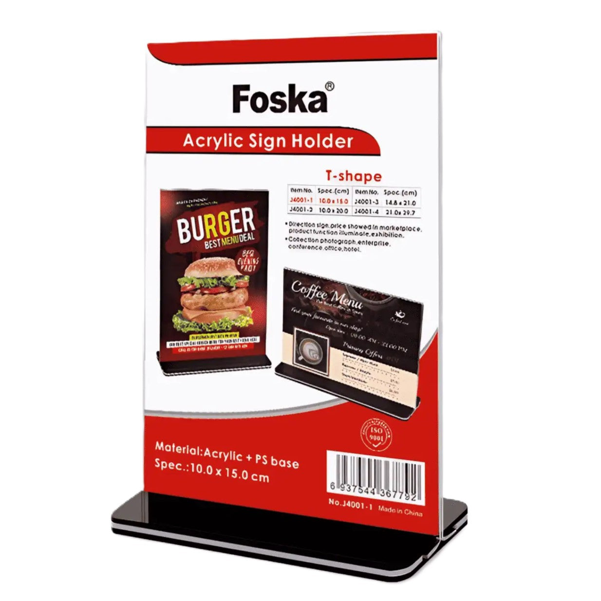 A4 Foska Acrylic Sign Holder