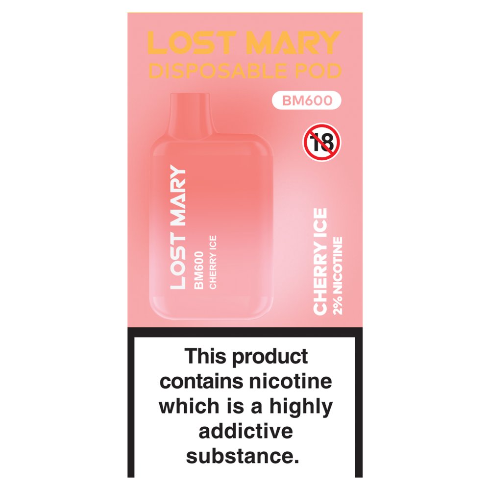 Cherry Ice - Lost Mary (600 puffs) 20mg 2ml