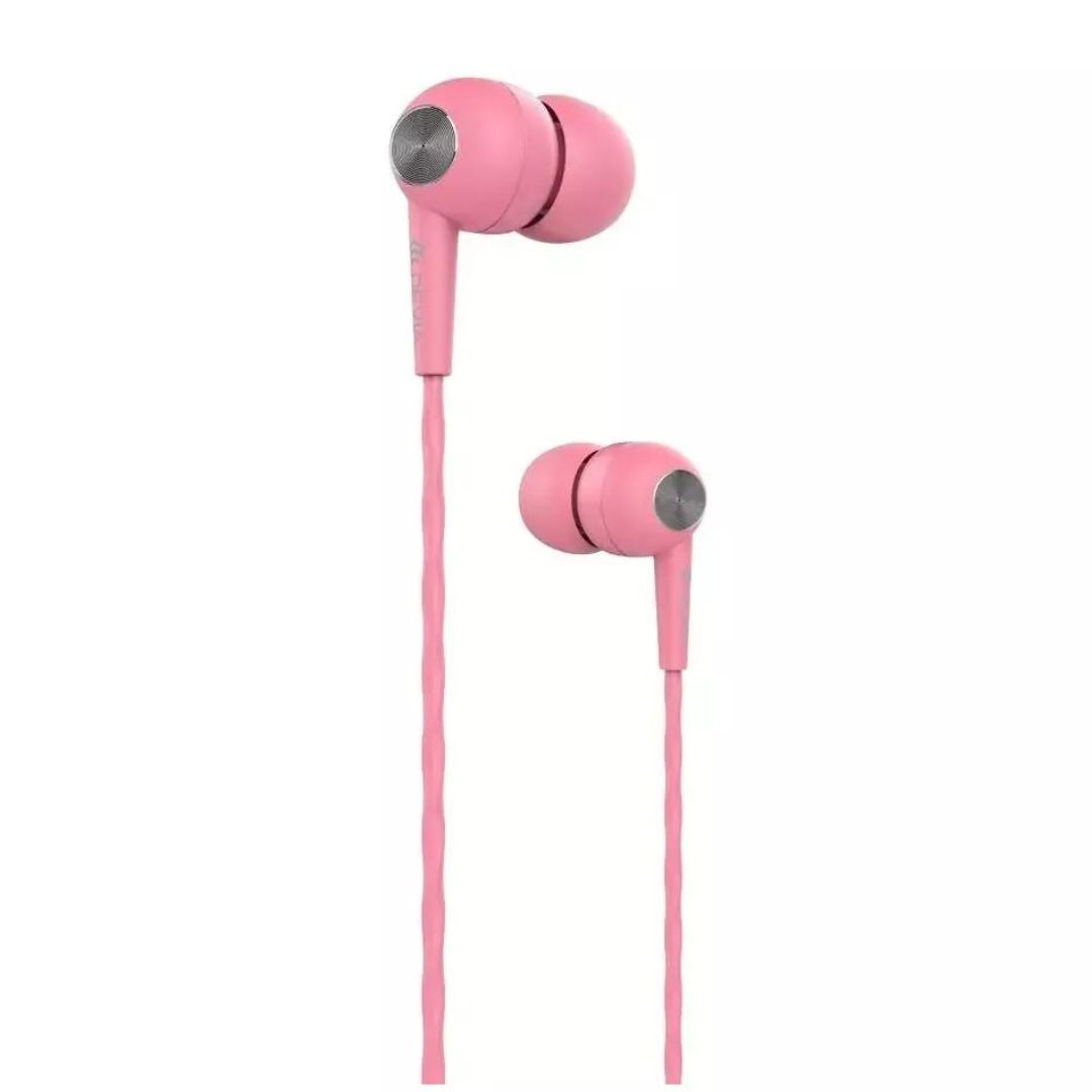 Devia  Kintone Headset Wired Earphone Pink