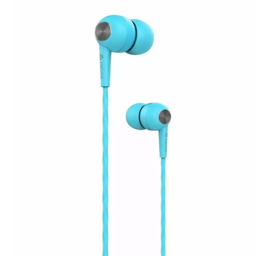 Devia  Kintone Headset Wired Earphone Blue