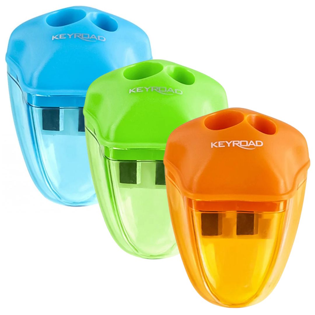 Keyroad Sharpener Dual Hole - Star x 1pc Assortment