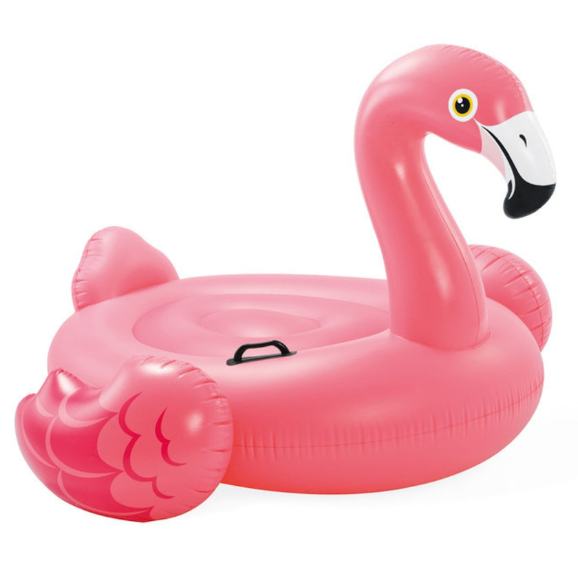 Intex Wet Set Collection - Ride-On Inflatable Pool Float 1.78 x 1.35m - Flamingo