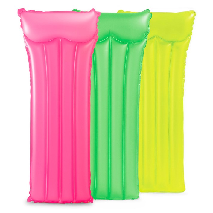 Intex Neon Frost Inflatable Floating Mat x 1pc Assortment