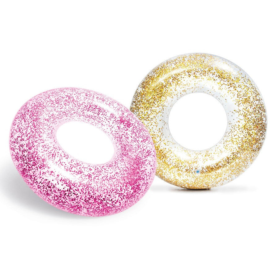 Intex Sparkling Glitter Donut 119cm x 1pc Assortment