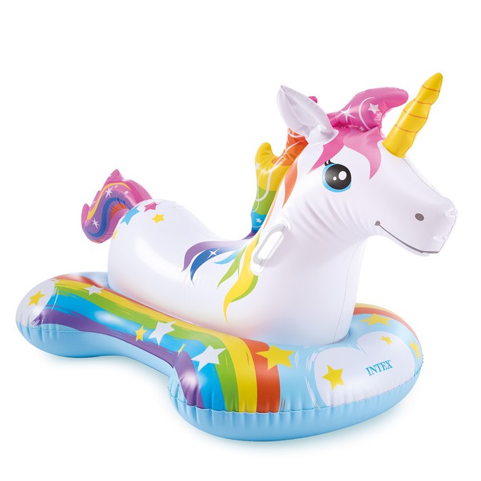 Intex Magical Unicorn Ride-On Inflatable Pool Float 163 x 86cm