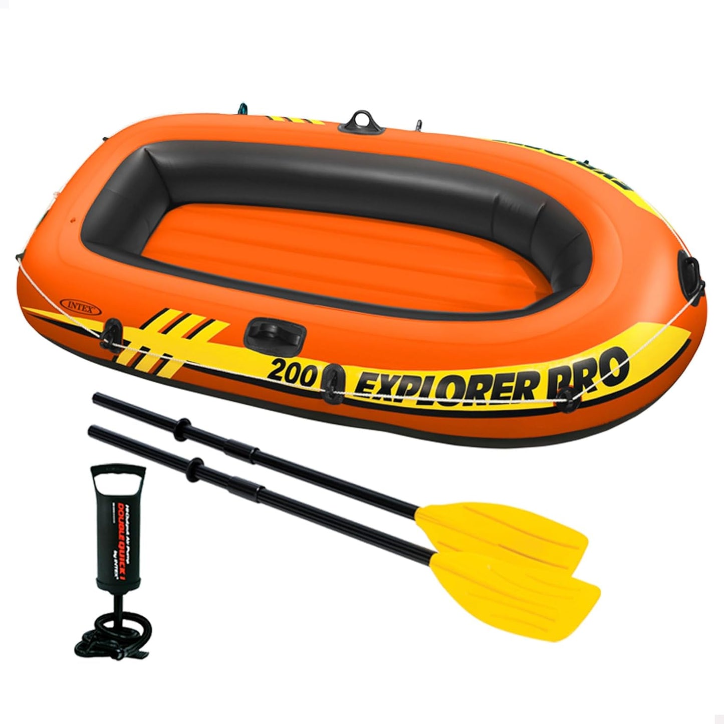 Intex - Explorer Pro 200 - 2-Seater Boat Set