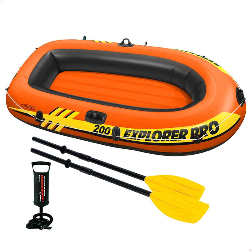 Intex - Explorer Pro 200 - 2-Seater Boat Set