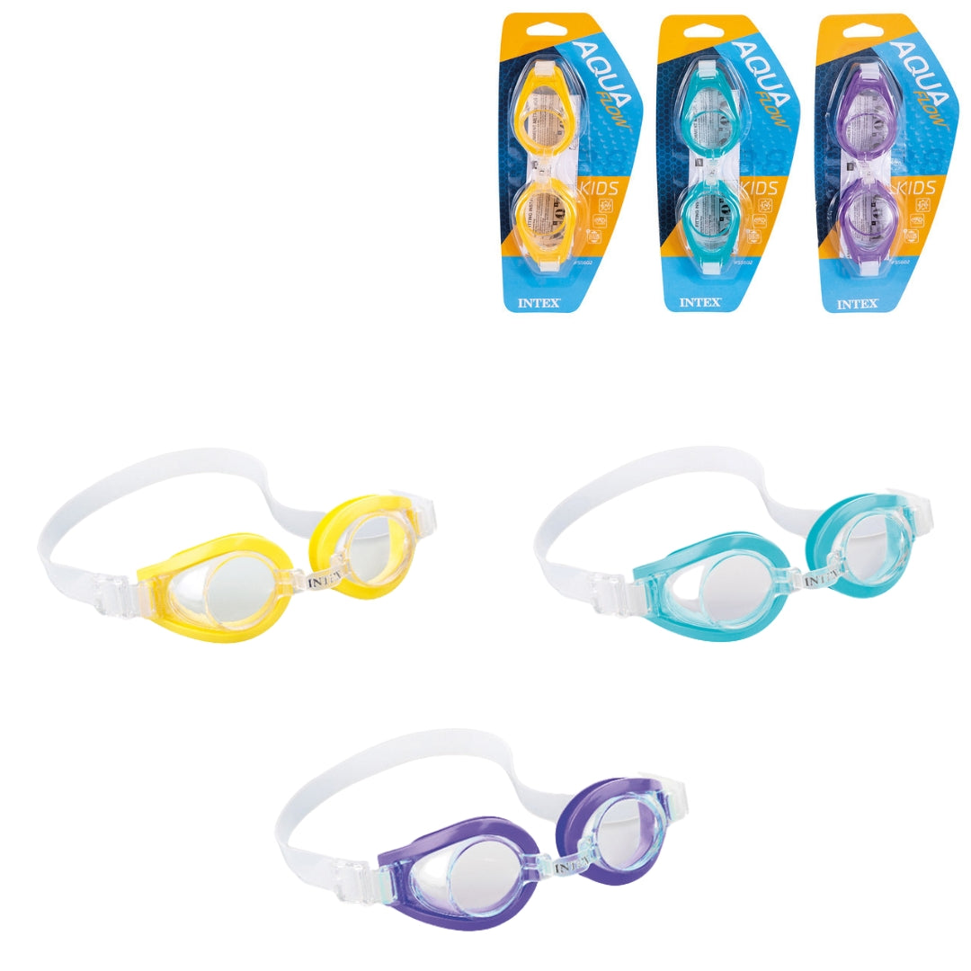 Intex AquaFlow - Kids Swimming Goggles x 1pc Assortment