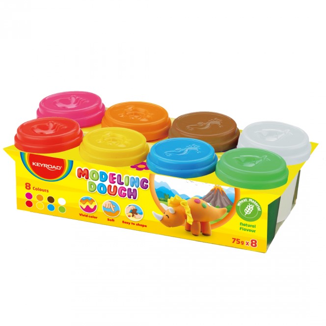 Keyroad Modeling Dough 75g A Set Of 8pcs