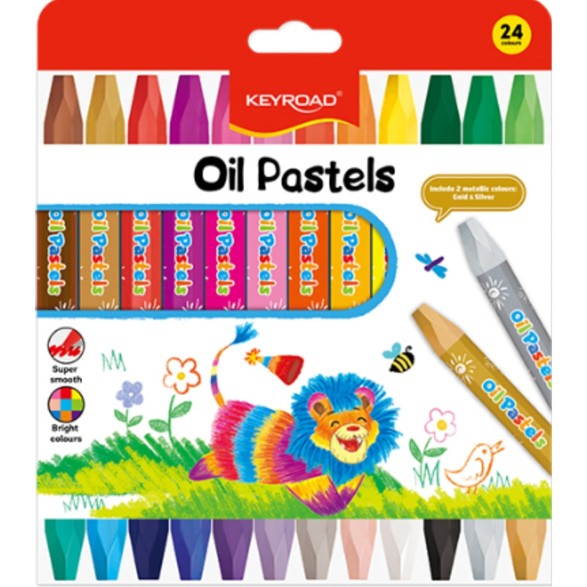 Keyroad Oil Pastels A Pack Of 24pcs