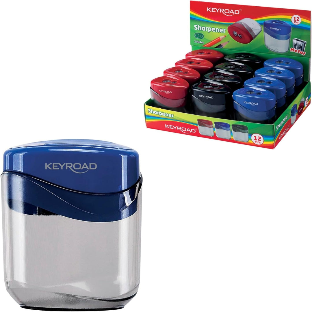 Keyroad Double-Hole Sharpener - 2 Hole x 1pc Assortment