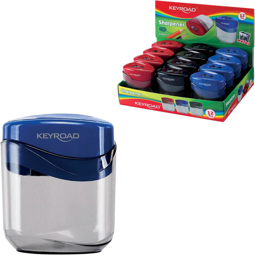 Keyroad Double-Hole Sharpener - 2 Hole x 1pc Assortment