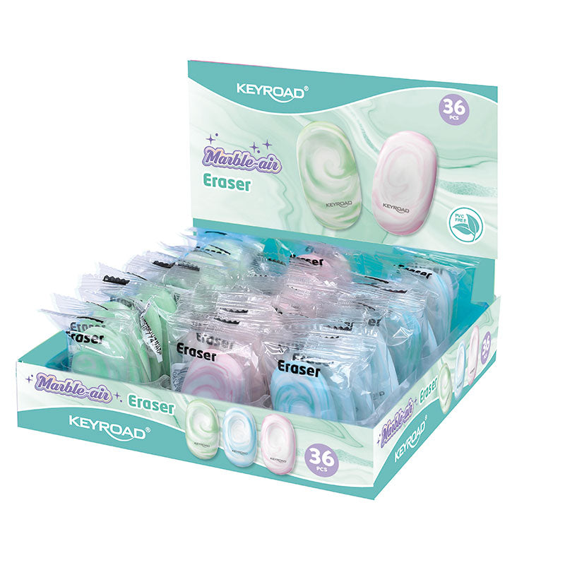 Keyroad Eraser - Marble x 1pc Assortment
