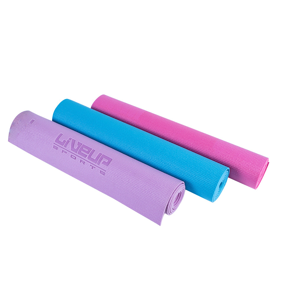 LiveUp PVC Yoga Mat - Blue