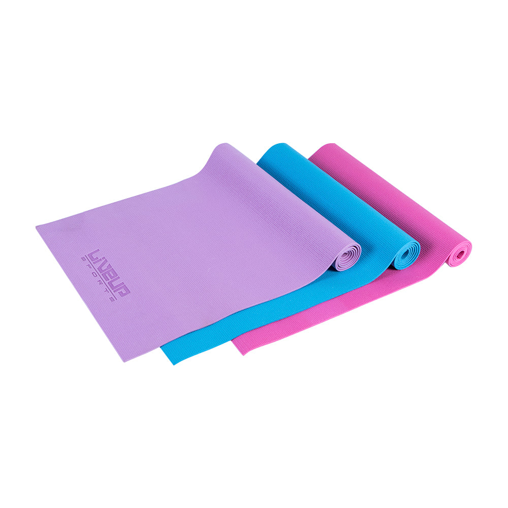 LiveUp PVC Yoga Mat - Blue