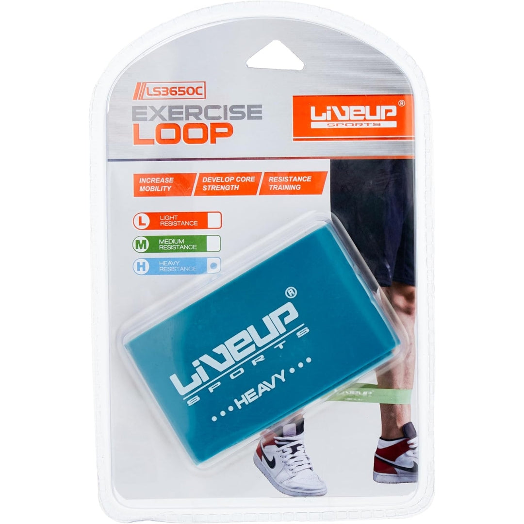 LiveUp Exercise Loop Elastic Band / Mini Band - Heavy
