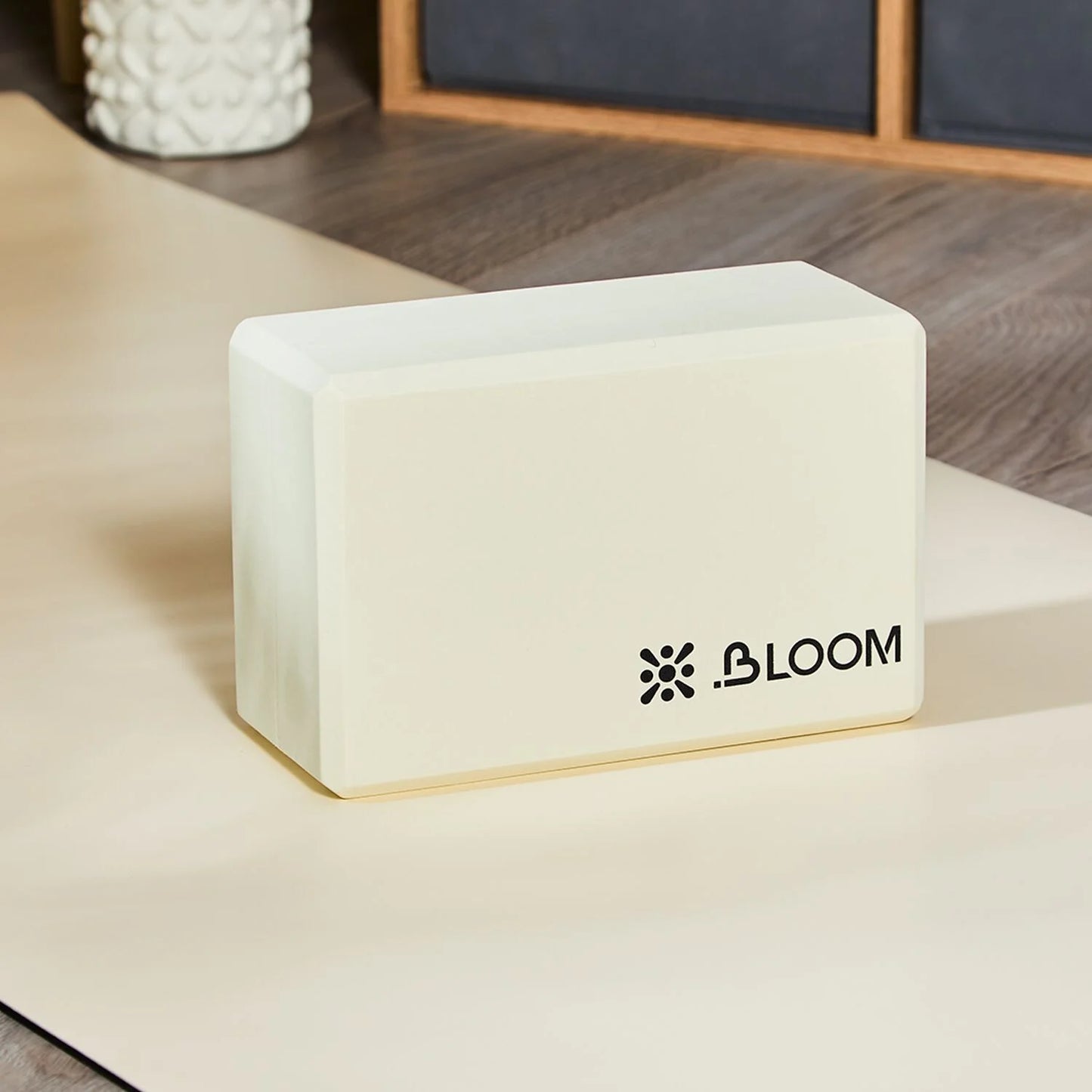 Bloom Yoga Brick 22.9 x 15 x 10cm White