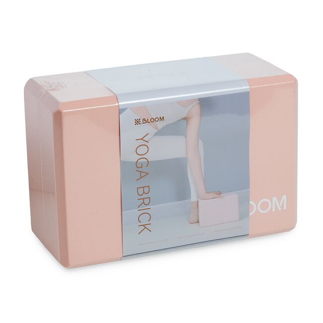 Bloom Yoga Brick 22.9 x 15 x 10cm Pink